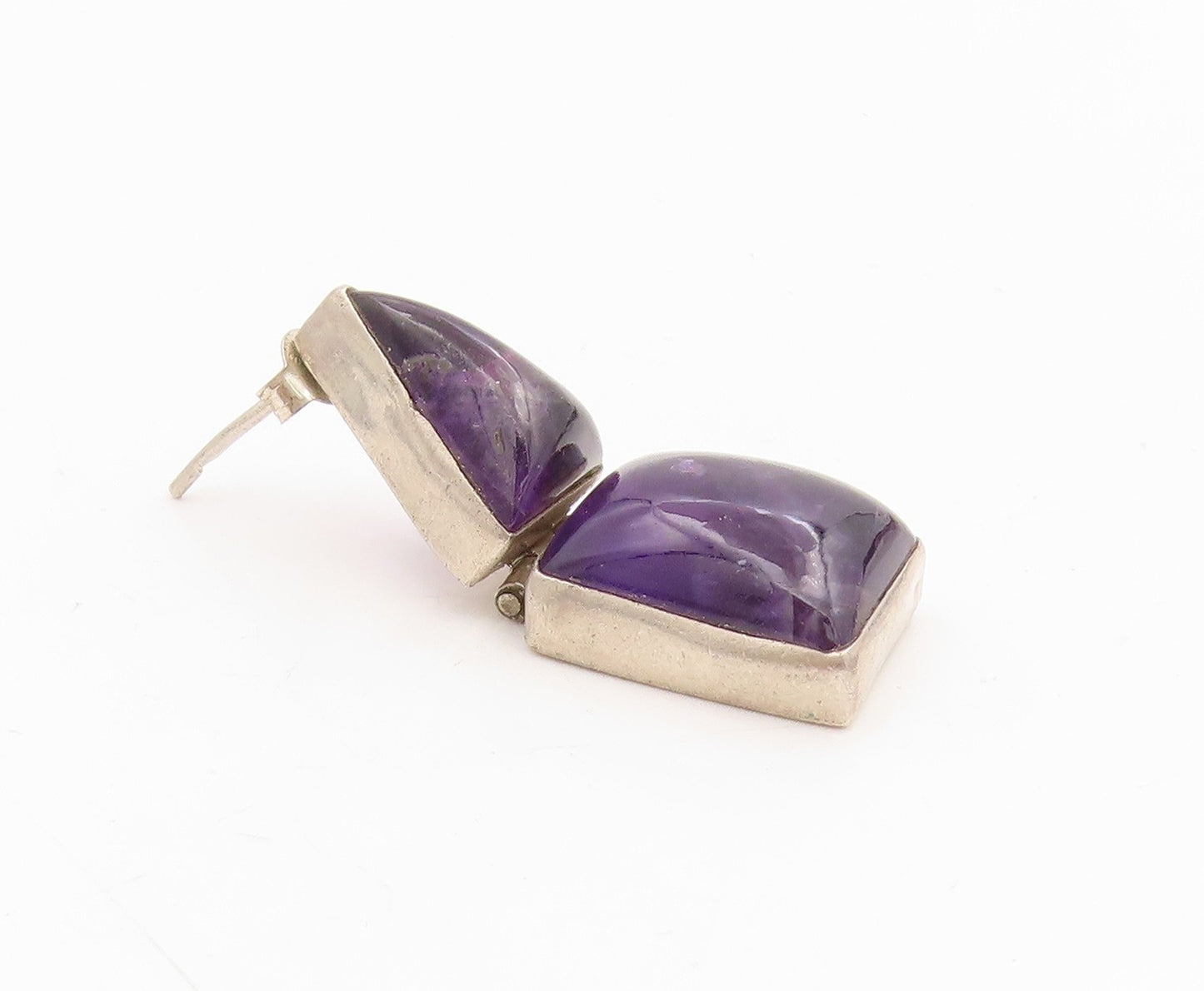 925 Sterling Silver Vintage Earrings Amethyst & Gemstone Single Pieces  EG14300