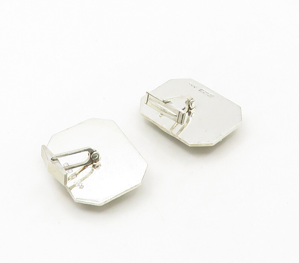 ENGLAND 925 Sterling Silver  Vintage Shiny Sailing Ship Cufflinks  TR2279