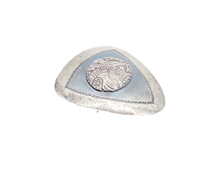 925 Sterling Silver  Vintage Antique Traditional Design Brooch Pin  BP3035