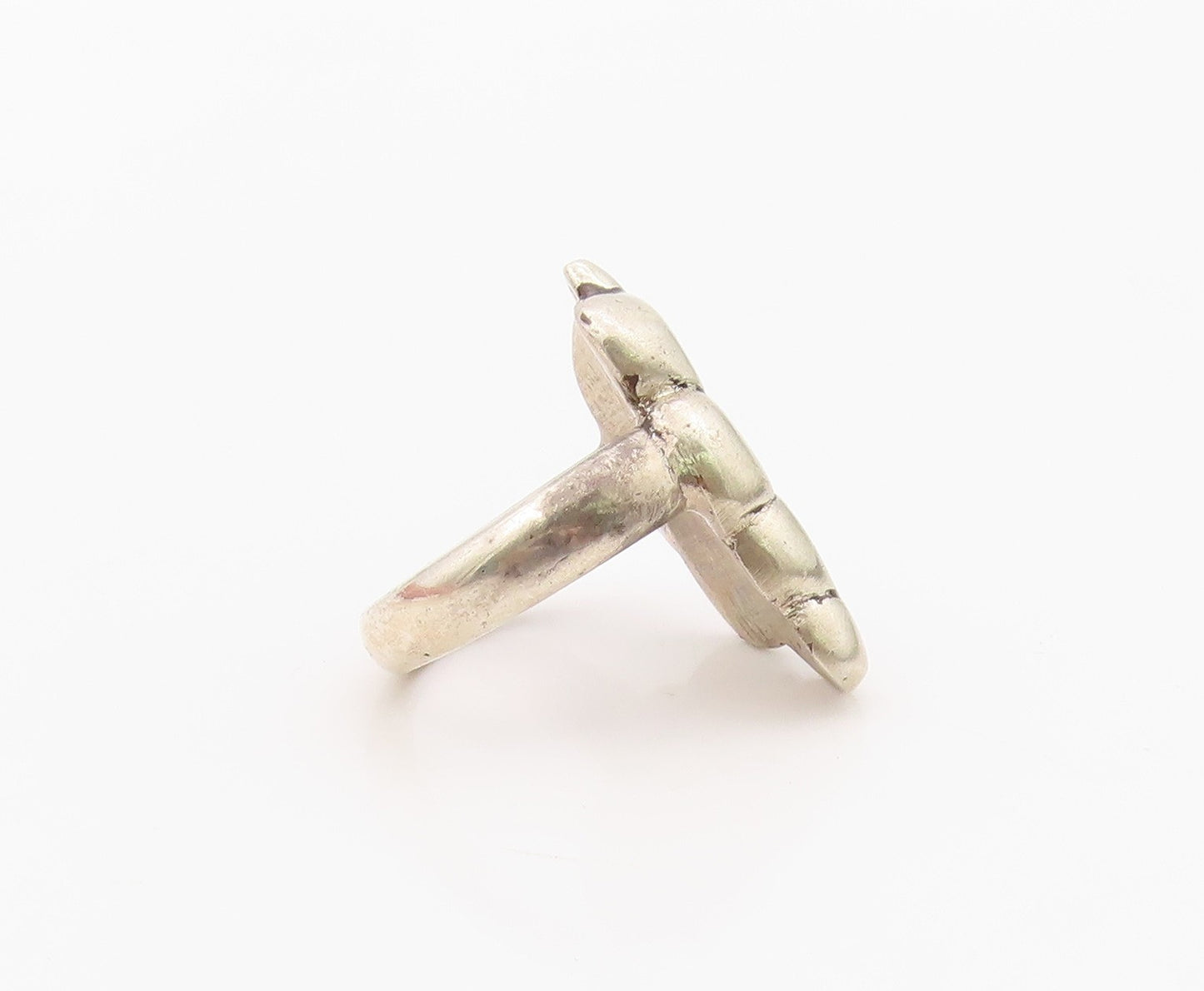 925 Sterling Silver Vintage Ring BUCCELLATI Antique Pebble Band  Sz 3.5  RG36405