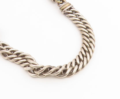 925 Sterling Silver Vintage Necklace CHRISTOFLE Classic Curb Chain HEAVY  NE4885