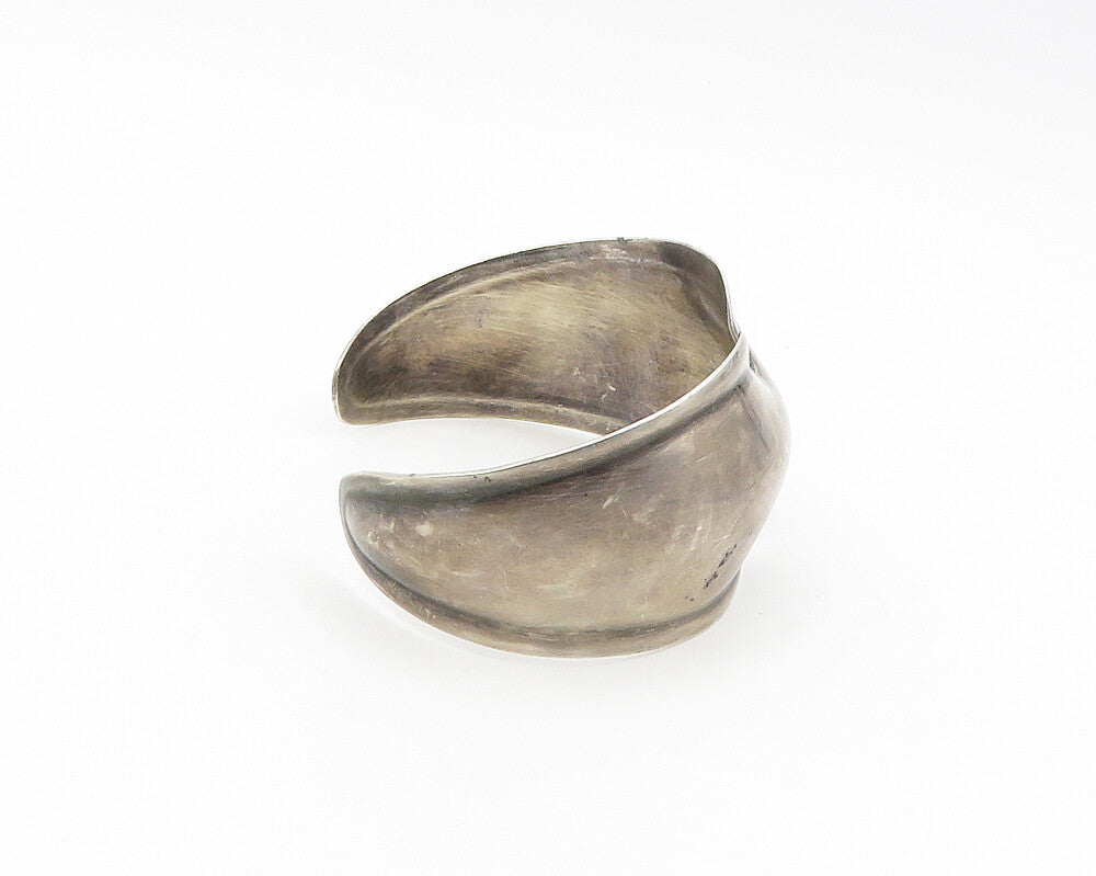 RLM STUDIO 925 Sterling Silver  Vintage Dark Tone Smooth Cuff Bracelet  BT7210