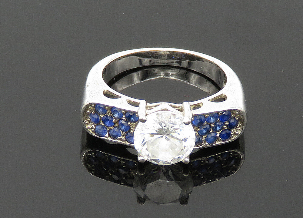 MICHAEL VALITUTTI 925 Silver  Vintage Cubic Zirconia Band Ring Sz 6  RG20896