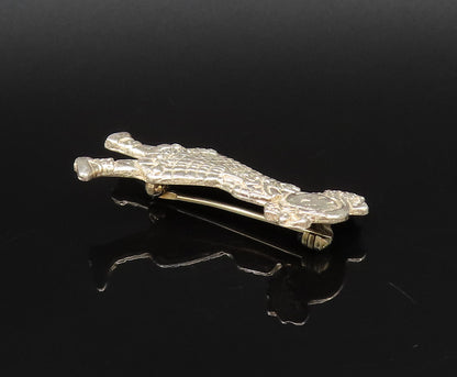 MARY ENGELBREIT 925 Silver  Vintage Little Girl With Ribbon Brooch Pin  BP9979