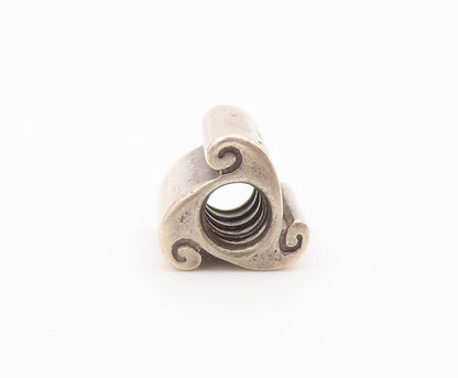 PANDORA 925 Silver  Vintage Shiny Best Friends Swirl Charm Pendant  PT19866