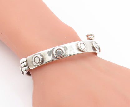 UNO DE 5O 925 Silver Vintage Screw Hinge Nut Bolt Design Bracelet  BT9891