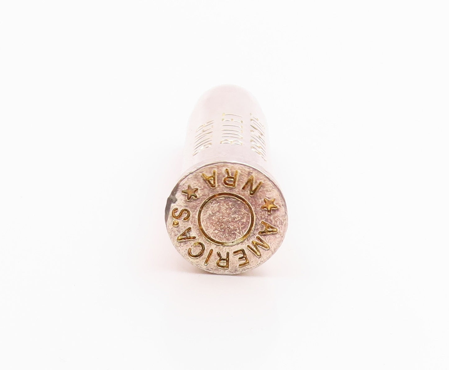 925 Sterling Silver  Vintage Bullet Brigade Stamped Slide Pendant  PT10302