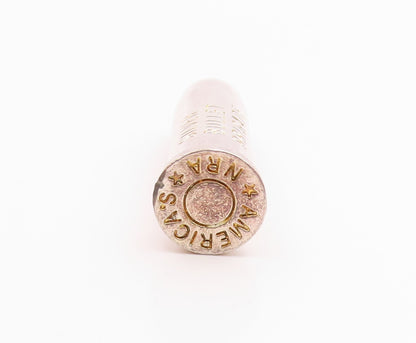 925 Sterling Silver  Vintage Bullet Brigade Stamped Slide Pendant  PT10302