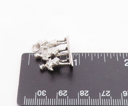 925 Sterling Silver  Vintage Spirit of '76 Marching Band Pendant  PT16581