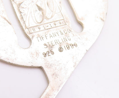 925 Sterling Silver Vintage Book Mark TIFFANY & CO French Horn Design   TR4001