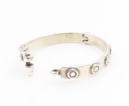 UNO DE 5O 925 Silver Vintage Screw Hinge Nut Bolt Design Bracelet  BT9891