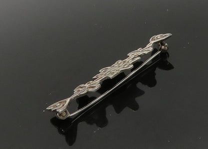 IRELAND 925 Sterling Silver  Vintage Celtic Knot Pattern Brooch Pin  BP8898