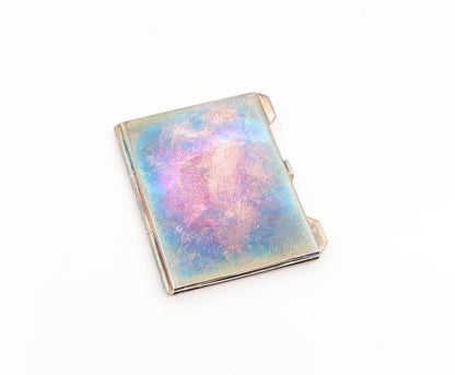 925 Sterling Silver Vintage Compact Box ENGLAND Classic Photo Frame OPENS TR4107