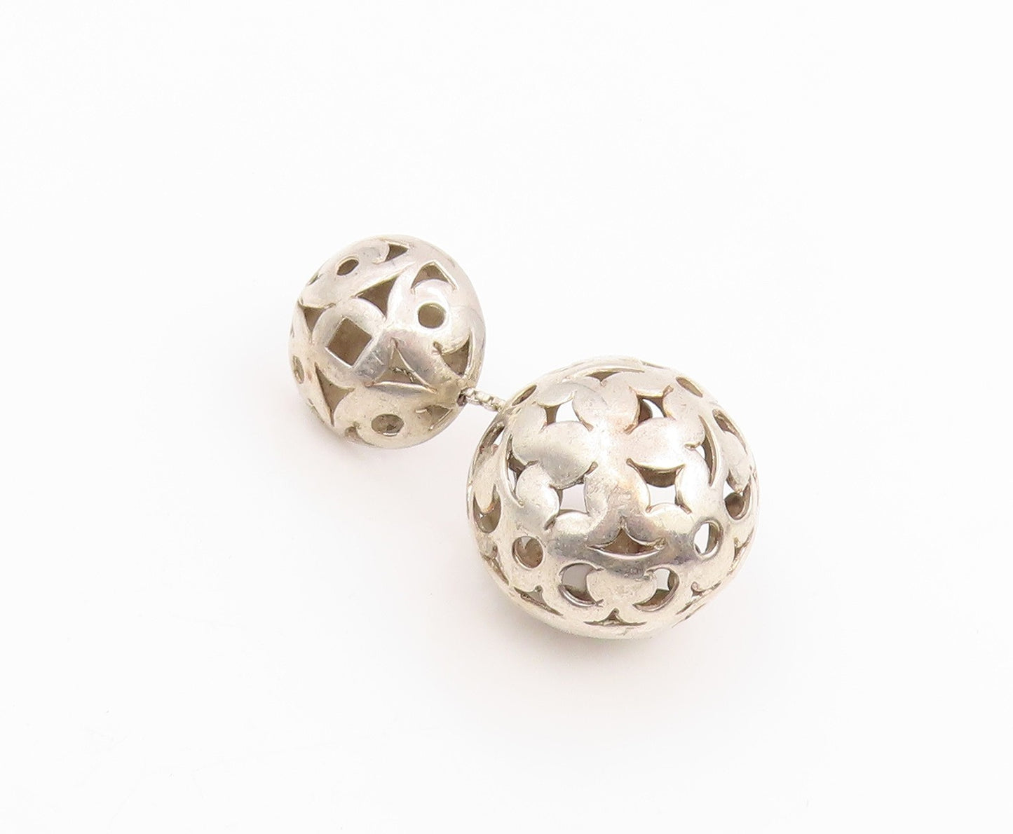 925 Sterling Silver Vintage Earrings JOHN HARDY Classic Single Pieces  EG14307