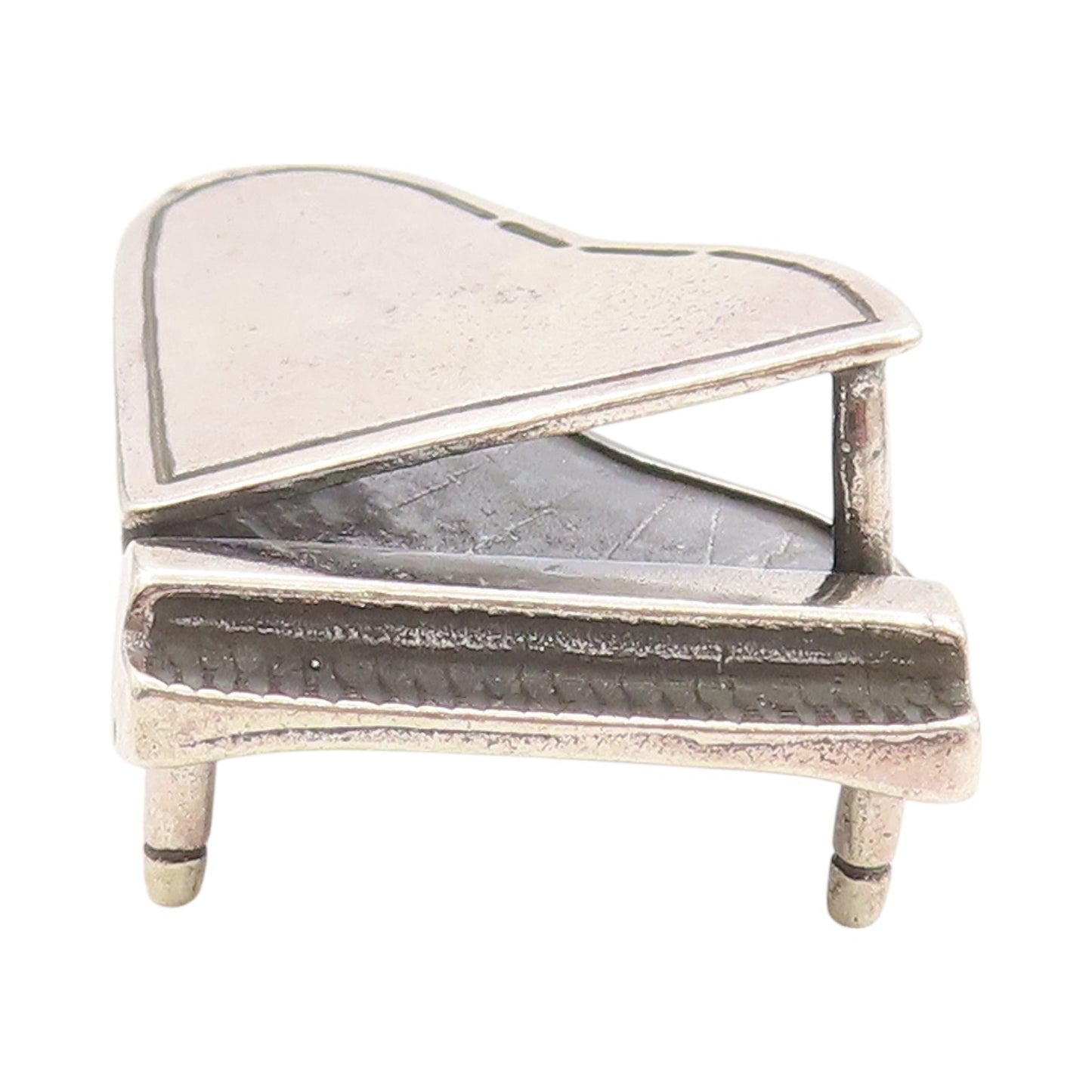 925 Sterling Silver Vintage Paper Weight Cutout 3D Grand Piano  TR3926