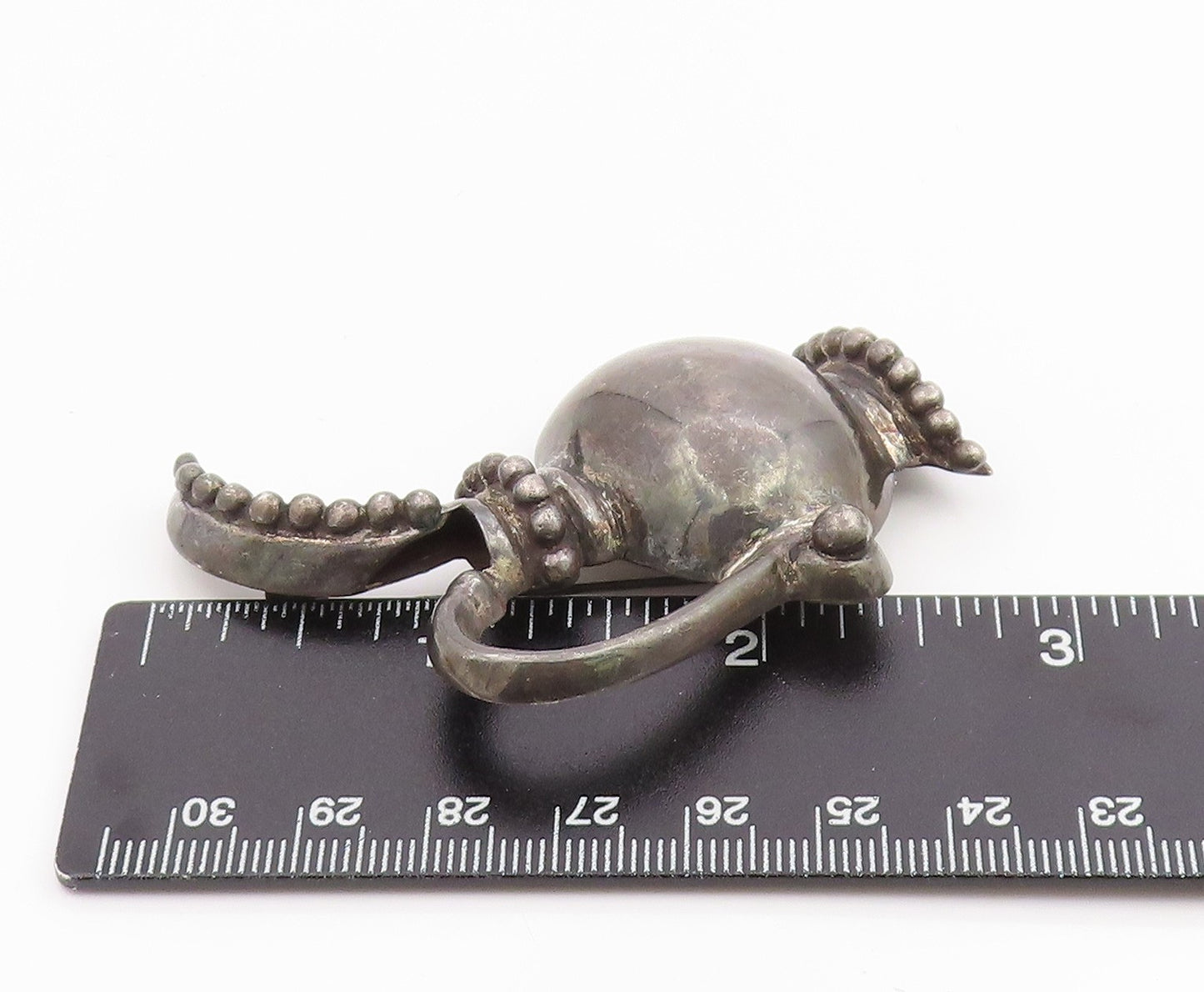 925 Sterling Silver Vintage Brooch Pin TAXCO MEXICO Dark Tone Water Jug  BP12475