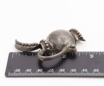 925 Sterling Silver Vintage Brooch Pin TAXCO MEXICO Dark Tone Water Jug  BP12475