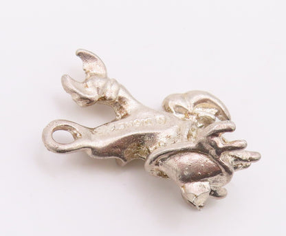 925 Sterling Silver Vintage Pendant Figural Disney Character Charm  PT26308