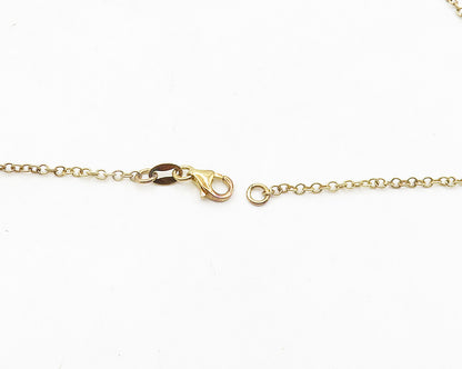 925 Silver  Topaz Amethyst Peridot & Citrine Shiny Chain Necklace  NE3171