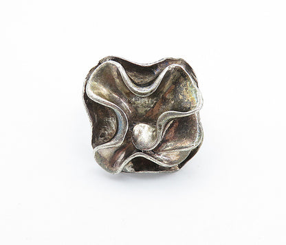 SILPADA 925 Silver  Vintage Dark Tone Sculpted Statement Ring Sz 11  RG7675