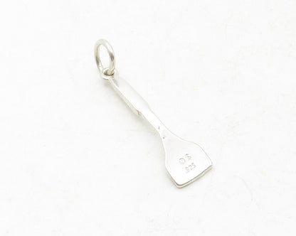 SHUBE 925 Silver  Vintage Shiny Petite Spatula Cooking Motif Pendant  PT10179
